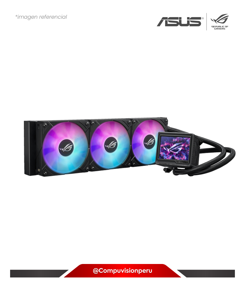 COOLER DE CPU ASUS ROG RYUJIN III 360 ARGB EXTREME ALUMINIO AMD INTEL