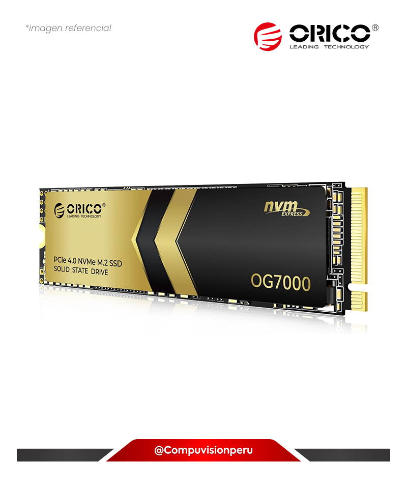 DISCO SOLIDO SSD 2TB ORICO OG7000 M.2 PCIE GEN4 NVME OG7000-2TB-GD-EP