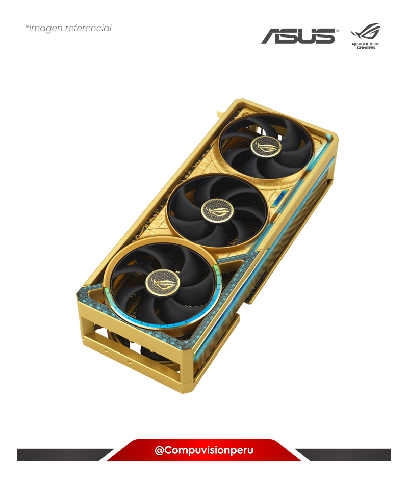 VIDEO ASUS ROG ASTRAL GEFORCE RTX 5080 DHAHAB CORE OC EDITION 16GB GDDR7 CUDA 10752 256-BIT HDMI DP ARGB ROG-ASTRAL-RTX5080-O16G-DHAHAB-CORE