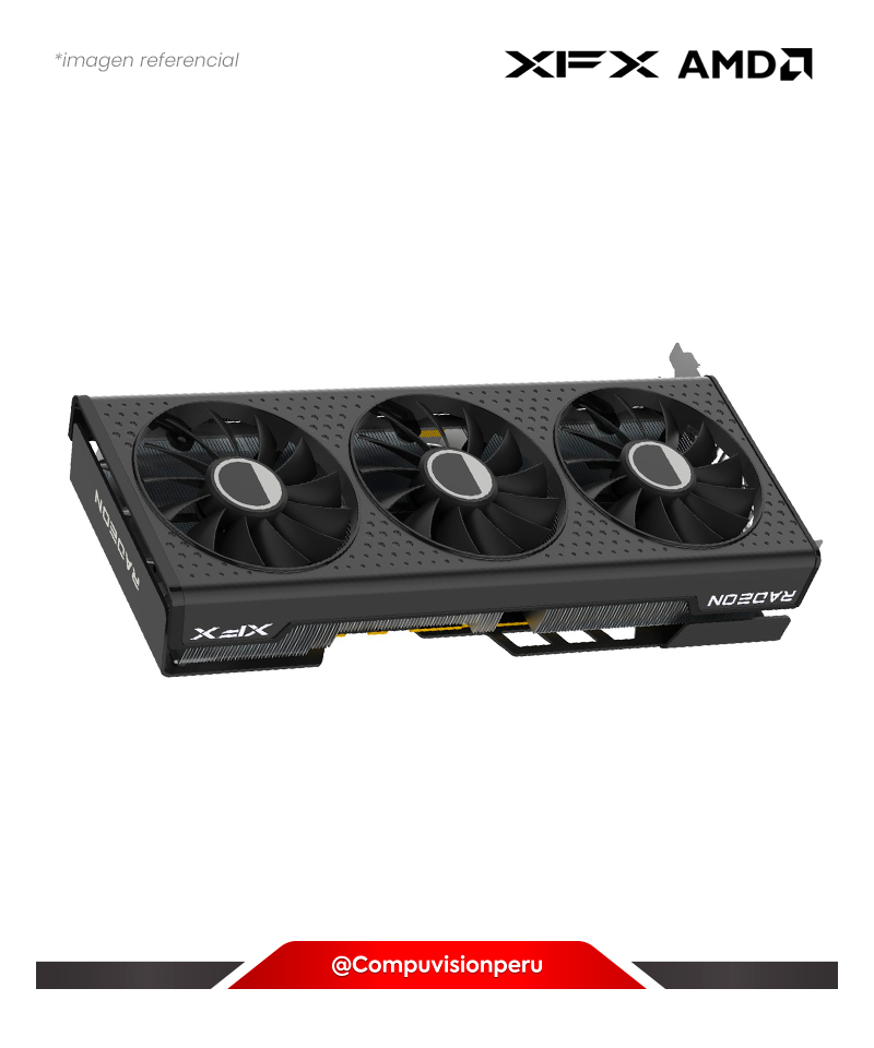 VIDEO XFX SPEEDSTER QICK 309 AMD RADEON RX 7600 XT 16GB GDDR6 128BIT HDMI DP RX-76TQICKBP