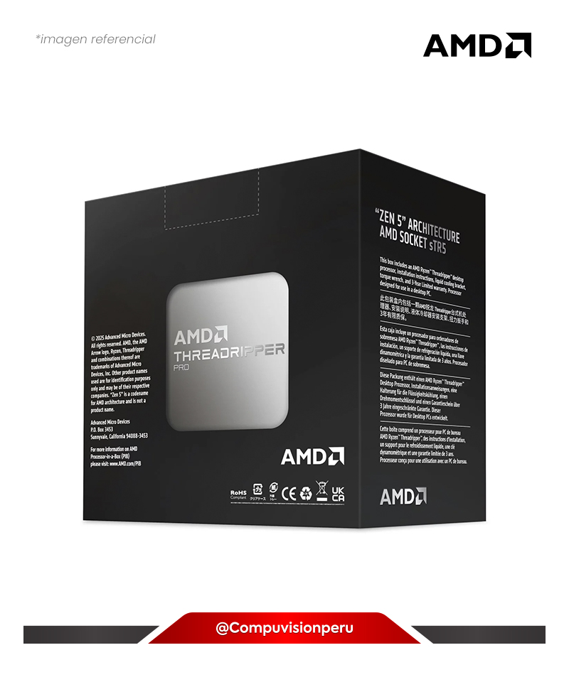 CPU AMD RYZEN THREADRIPPER PRO 9995WX STR5 96N 192TH 2.5GHZ TDP 350W S/G TURBO CORE 5.4GHZ