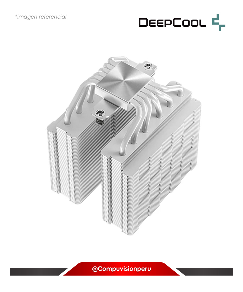 COOLER DE CPU DEEPCOOL AG620 WH ARGB ADDRESSABLE RGB LED AMD INTEL R-AG620-WHANMN-G-2