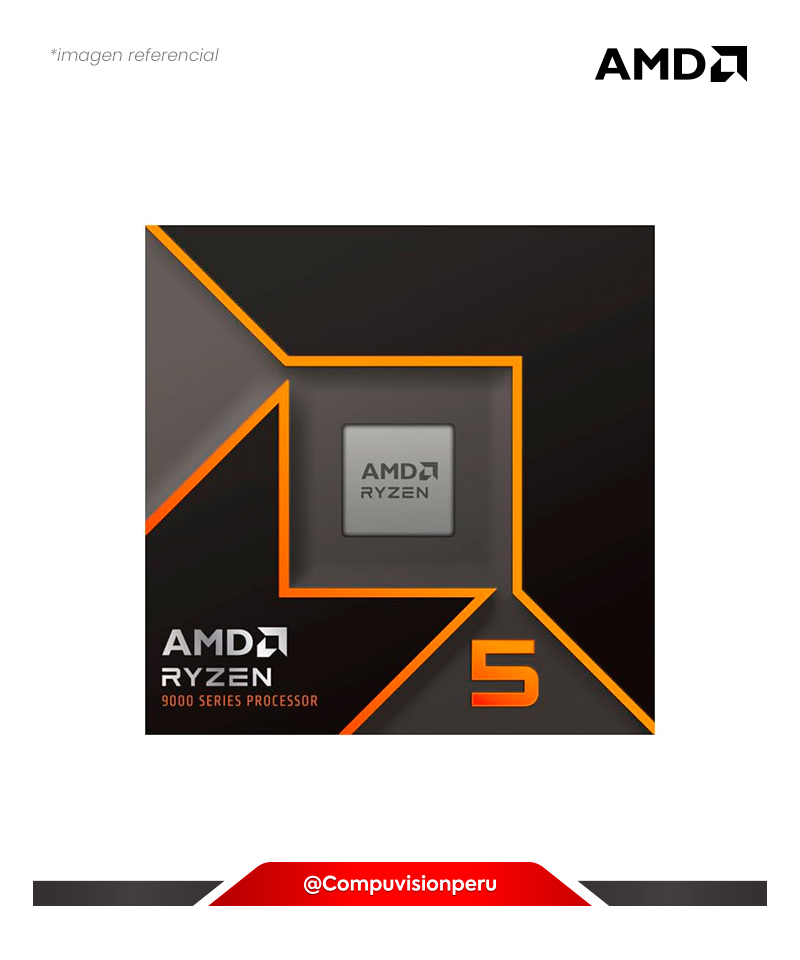 CPU AMD RYZEN 5 9600X AM5 6N 12TH 3.9GHZ 32MB TDP65W AMD RADEON GRAPHICS TURBO CORE 5.4GHZ