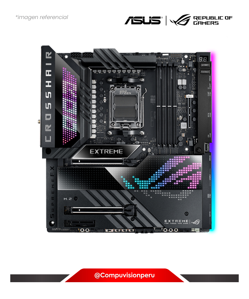 PLACA ASUS ROG CROSSHAIR X670E EXTREME AMD X670 AM5 DDR5 WI-FI 6E BLUETOOTH USB4 EATX