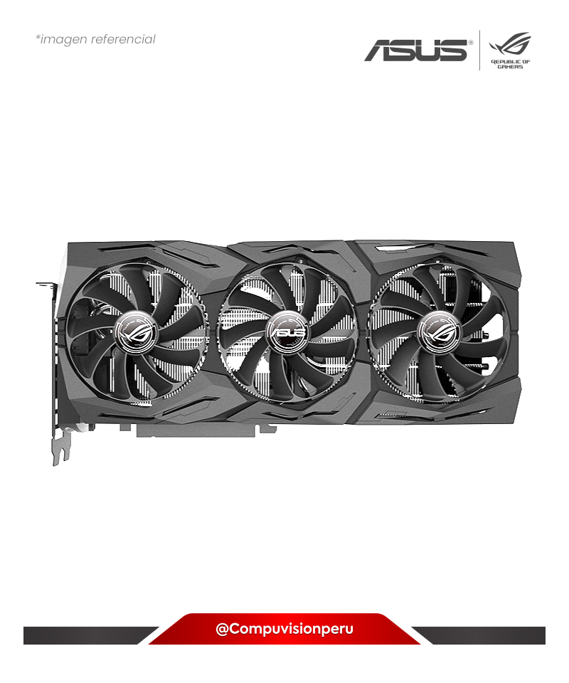 VIDEO ASUS NVIDIA ROG STRIX RTX 2080 A8GB GAMING GDDR6 256-BIT HDMI DP 1.4 USB TYPE-C ROG-STRIX-RTX2080-A8G-GAMING