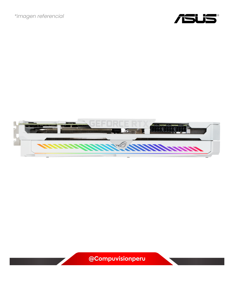 VIDEO ASUS ROG STRIX RTX3080 OC WHITE V2 10GB 320-BIT GDDR6X PCI EXPRESS 4.0 X16 HDCP ROG-STRIX-RTX3080-O10G-WHITE-V2