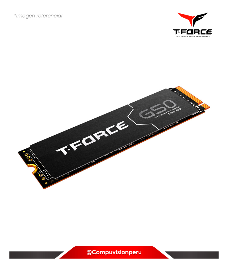 DISCO SOLIDO SSD 4TB TEAM GROUP T-FORCE G50 M.2 2280 PCIE 4.0 X4 CON NVME 1.4 TLC TM8FFE004T0C129