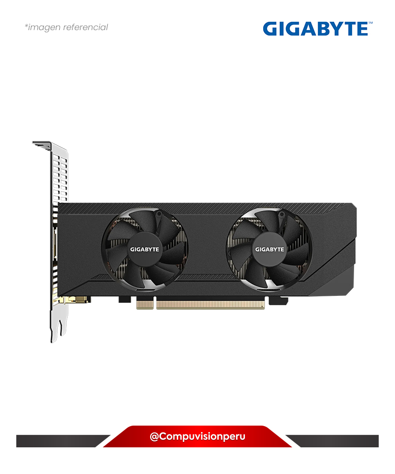 VIDEO GIGABYTE GEFORCE RTX 3050 OC LOW PROFILE 6G 6GB GDDR6 96-BIT CUDA 2304 HDMI DP GV-N3050OC-6GL