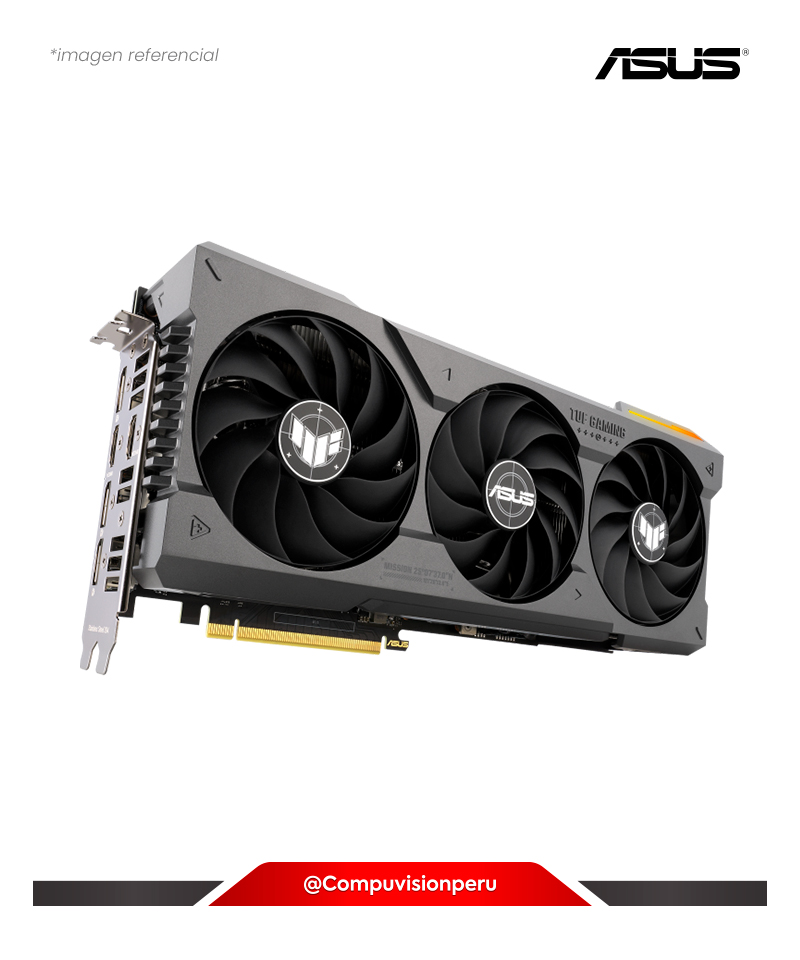 VIDEO ASUS TUF GAMING GEFORCE RTX 4070 TI 12GB GDDR6X OC EDITION WITH DLSS 3 CUDA 7680 192-BIT HDMI DP ARGB TUF-RTX4070TI-O12G-GAMING