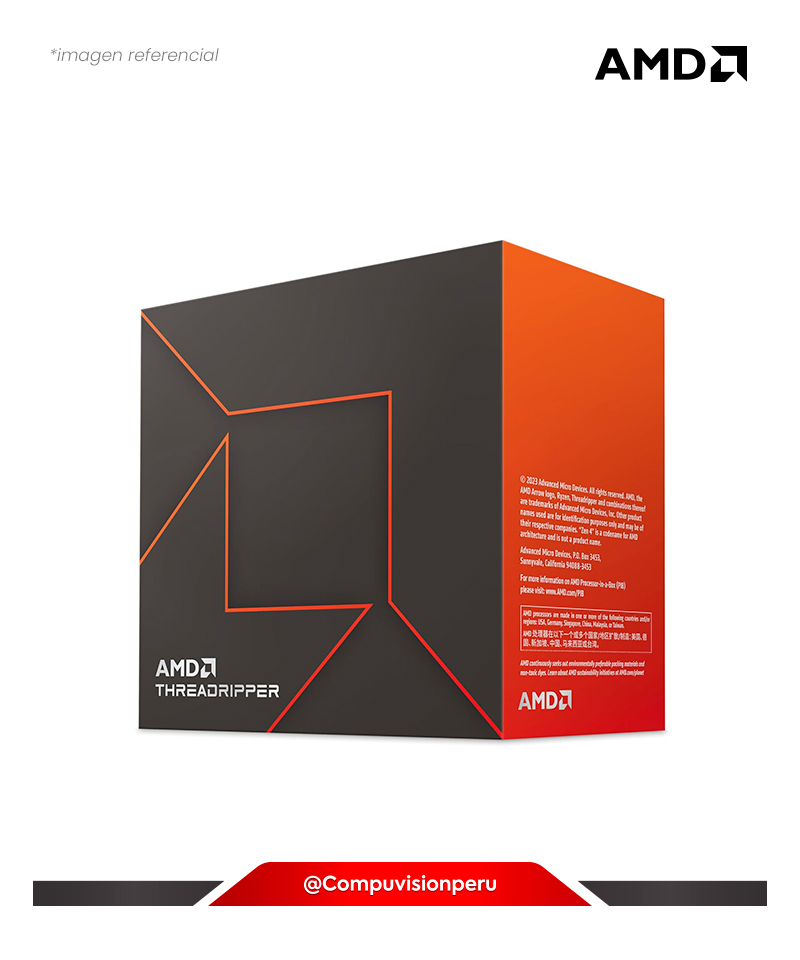 CPU AMD RYZEN THREADRIPPER 7960X STR5 AMD TRX50 24-CORE 48-THREADS 4.2GHZ 128MB TURBO CORE 5.3GHZ TDP 350W