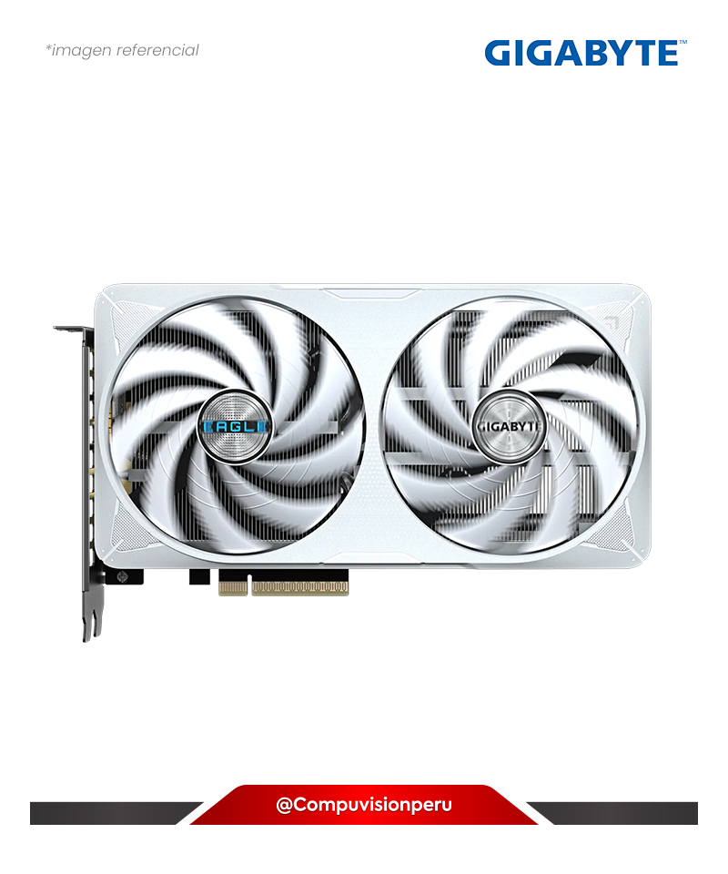 VIDEO GIGABYTE GEFORCE RTX 5060 TI EAGLE OC ICE 8G 8GB GDDR7 CUDA 4608 128-BIT PCI-E 5.0 HDMI DP GV-N506TEAGLEOC ICE-8GD