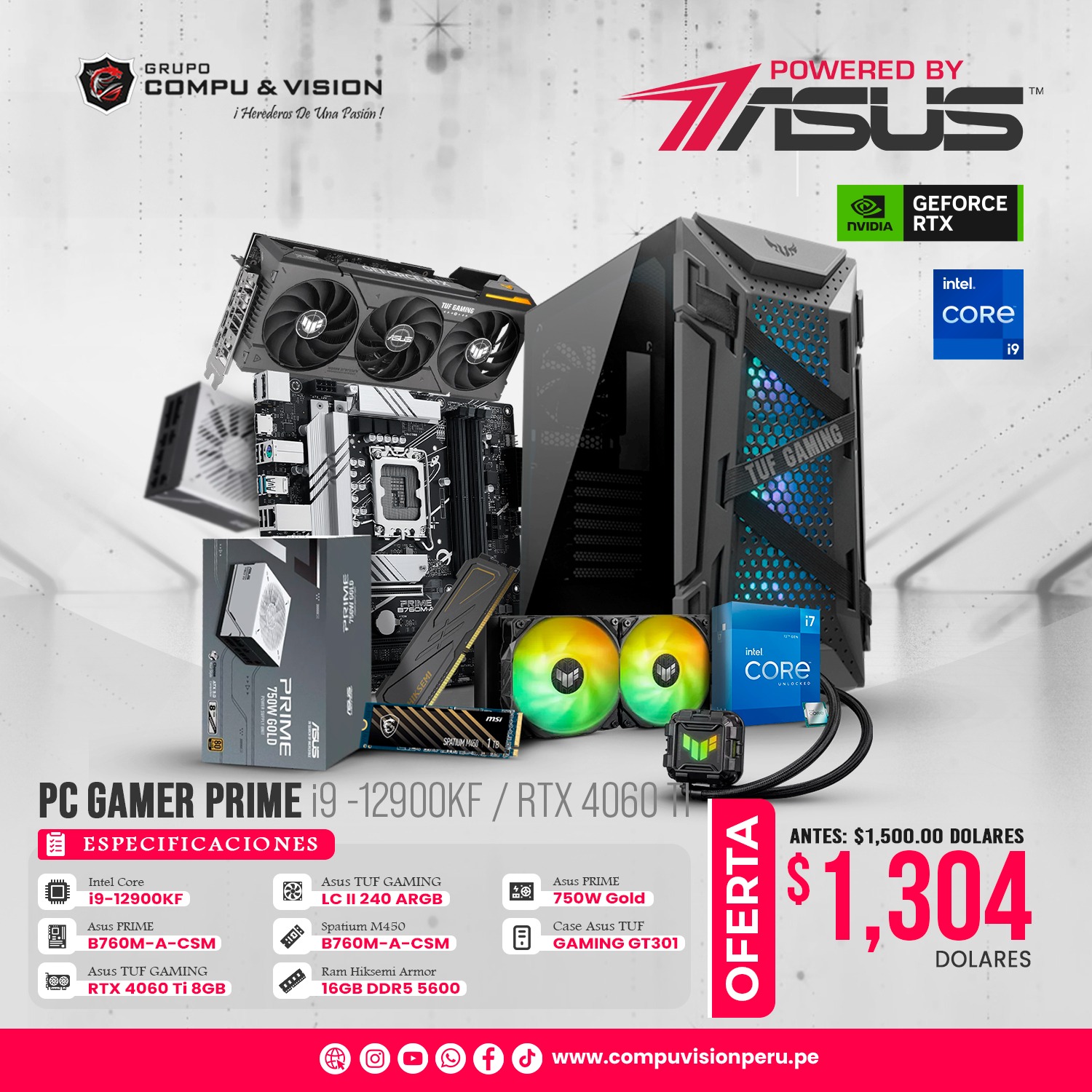 PC GAMER ASUS PRIME I9