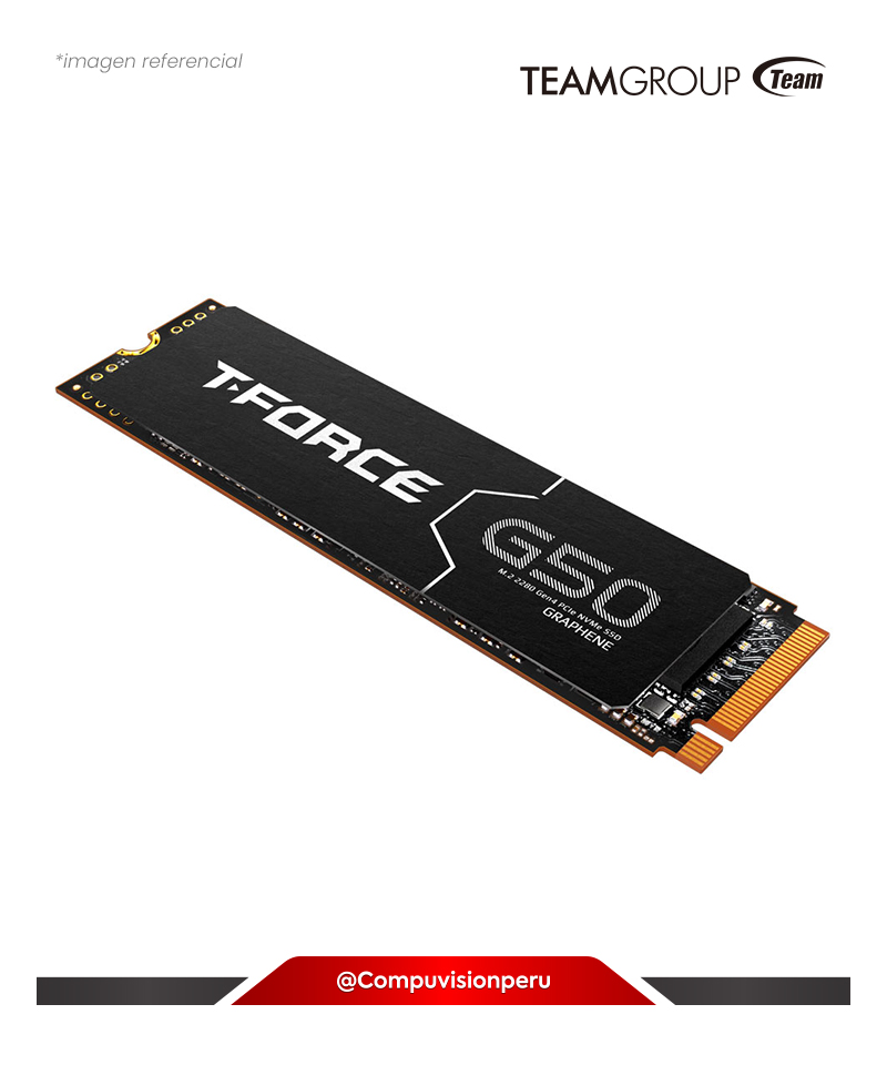 DISCO SOLIDO SSD 1TB TEAM GROUP T-FORCE G50 M.2 2280 PCIE 4.0 X4 CON NVME 1.4 TLC TM8FFE001T0C129