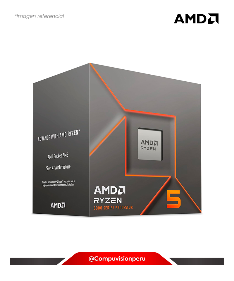 CPU AMD RYZEN 5 8400F AM5 6N 12TH 4.2GHZ 16MB TURBO CORE 4.7GHZ S/G TDP 65W