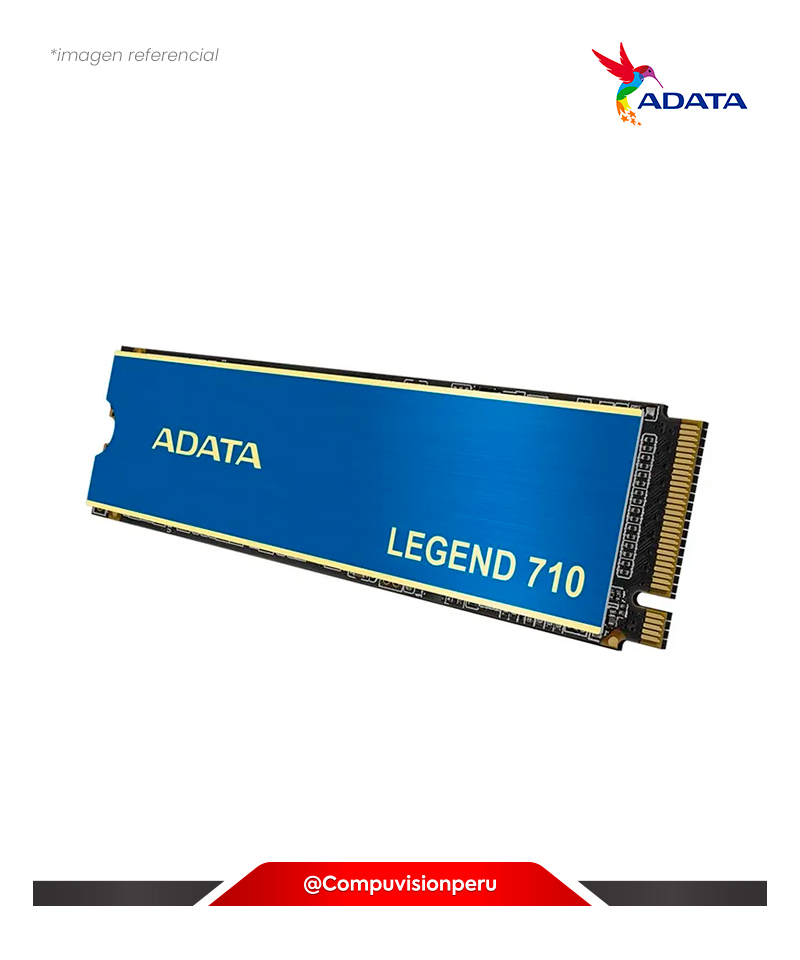 DISCO SOLIDO SSD 2TB ADATA LEGEND 710 PCIE GEN3 X4 M.2 2280 ALEG-710-2TCS