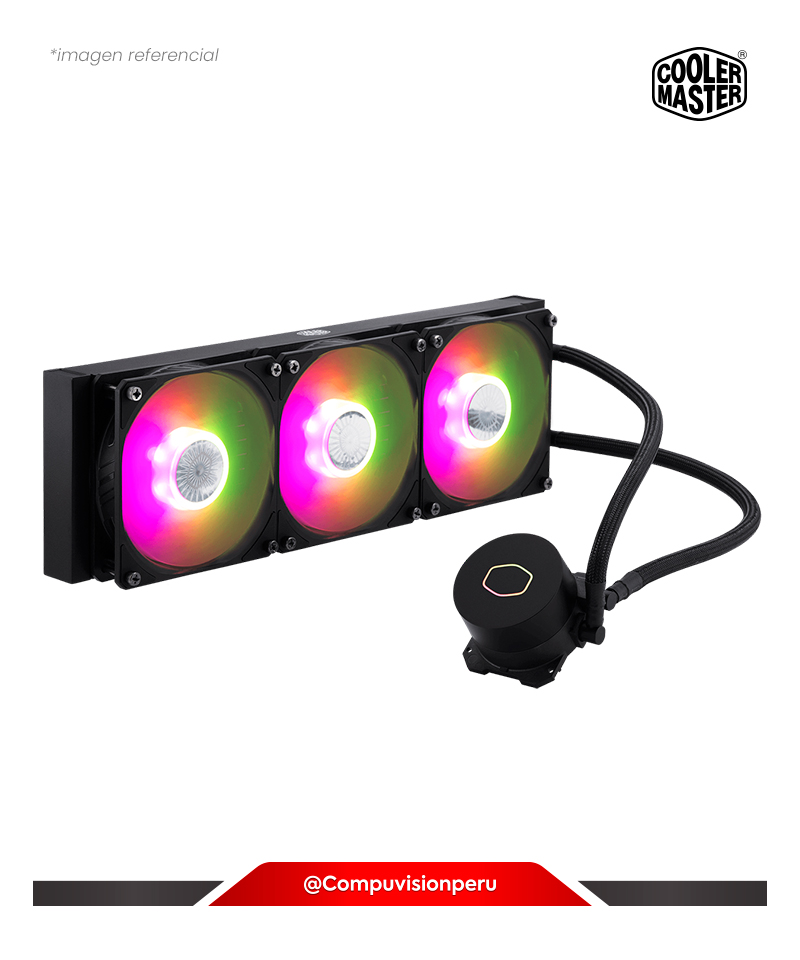 COOLER DE CPU COOLER MASTER MASTERLIQUID ML360L V2 ARGB INTEL/AMD HYDRO ADDRESSABLE RGB MLW-D36M-A18PA-R2