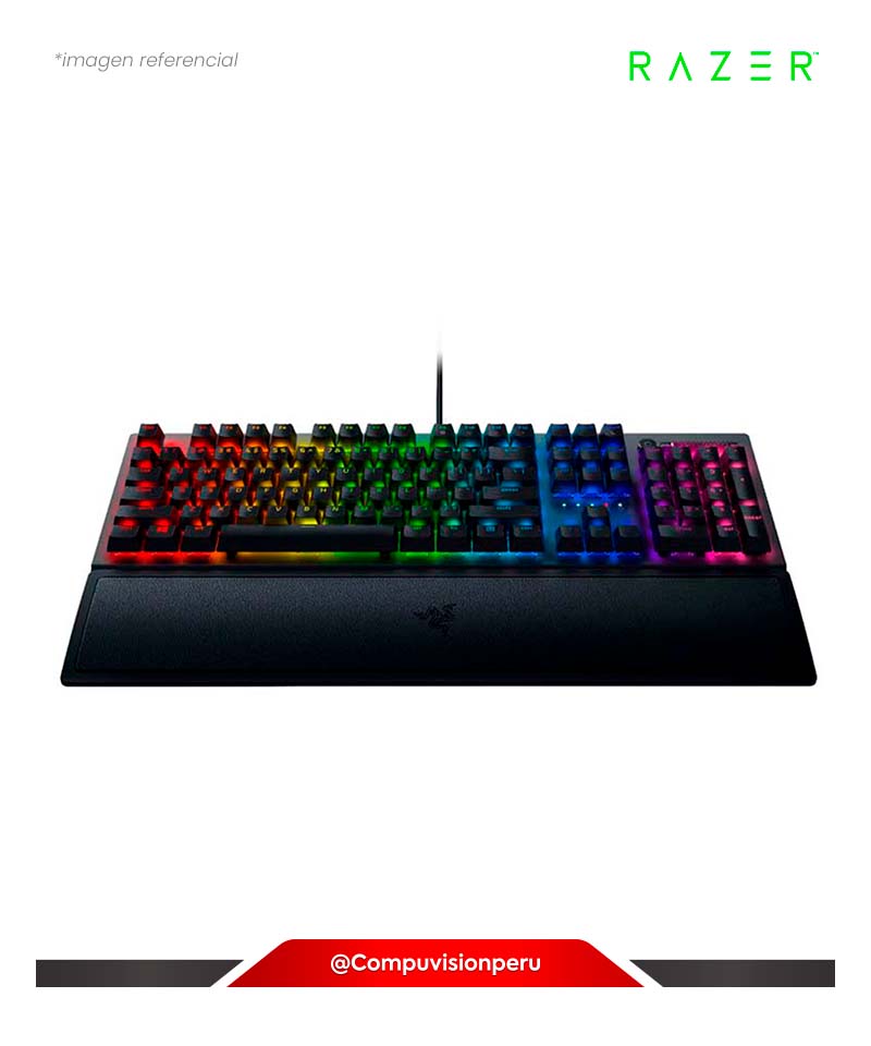 TECLADO RAZER BLACKWIDOW V3 RGB CHROMA SWITCH GREEN MECANICO SP  (RZ03-03541000-R311)