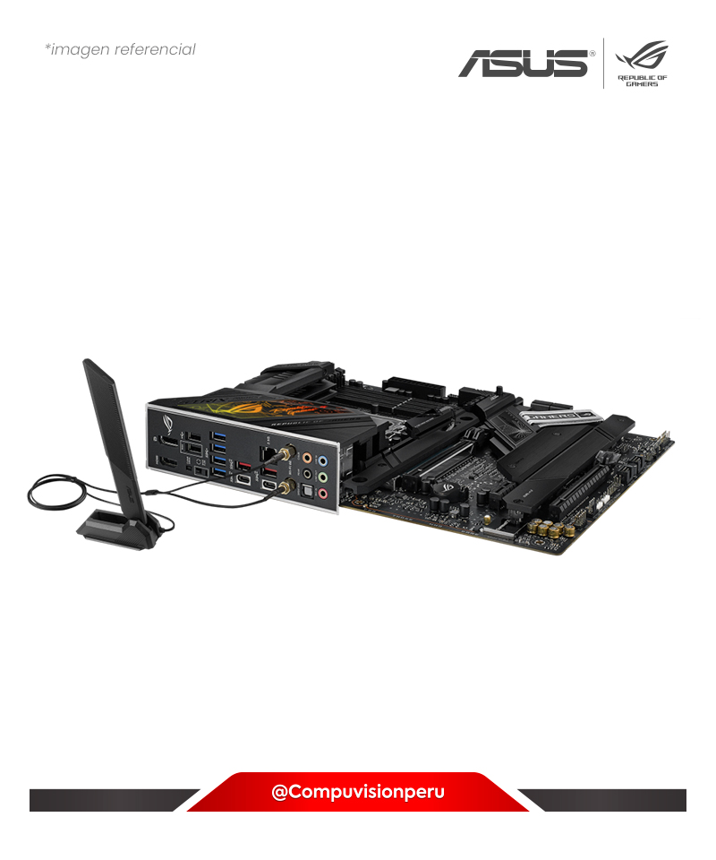 PLACA ASUS ROG STRIX Z790-H GAMING WIFI 6E INTEL Z790 LGA 1700 DDR5 PCIE 5.0 HDMI DP M.2 SATA 6GB BLUETOOTH