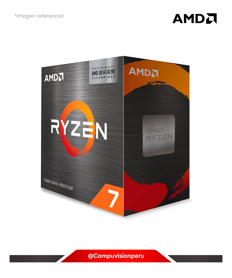 CPU AMD RYZEN 7 5700X3D AM4 8N 16TH 3.0GHZ 96MB TURBO CORE 4.1GHZ