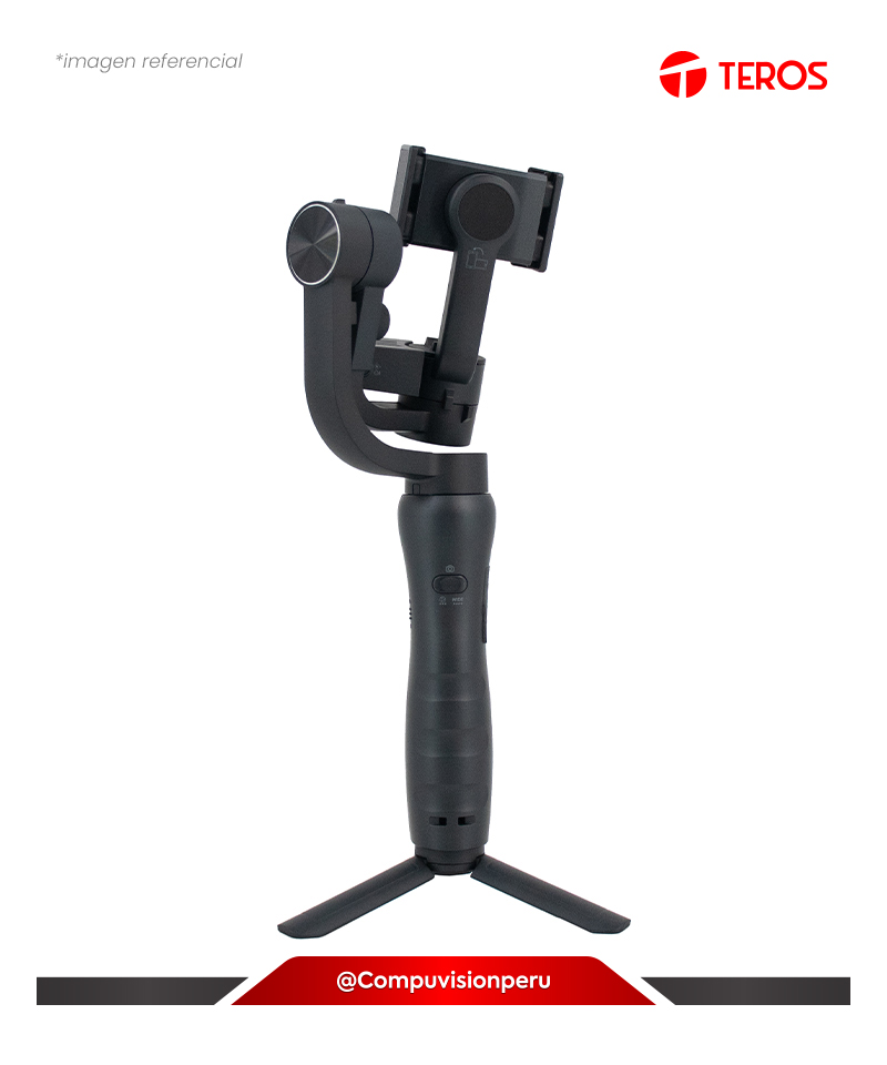 ESTABILIZADOR TEROS TE-7056N GIMBAL DE 3 EJES 360 CON RASTREADOR IA