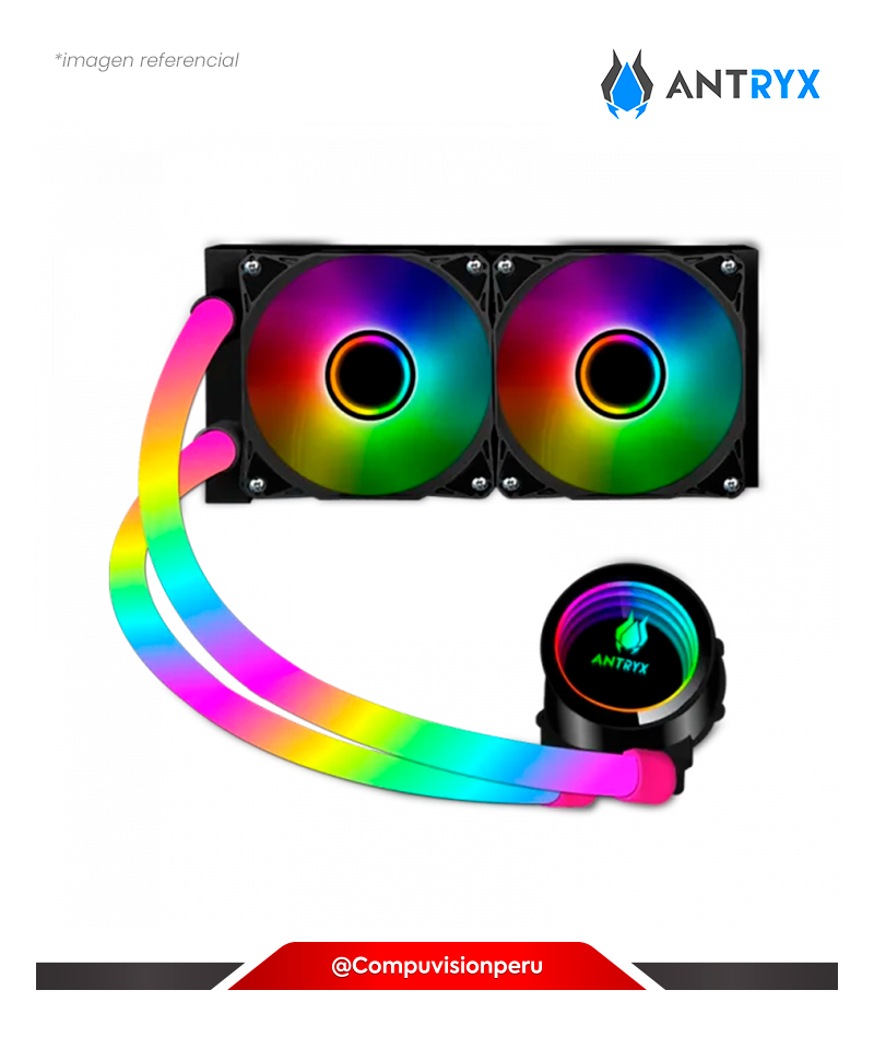 COOLER DE CPU ANTRYX TRITON INFINITY 240 BLACK ARGB HYDRO AWC-TI240K