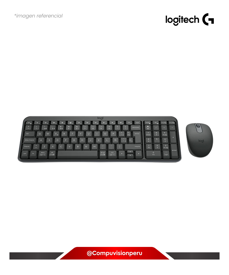 TECLADO Y MOUSE LOGITECH MK250 BLUETOOTH SP USB BLACK 920-013513