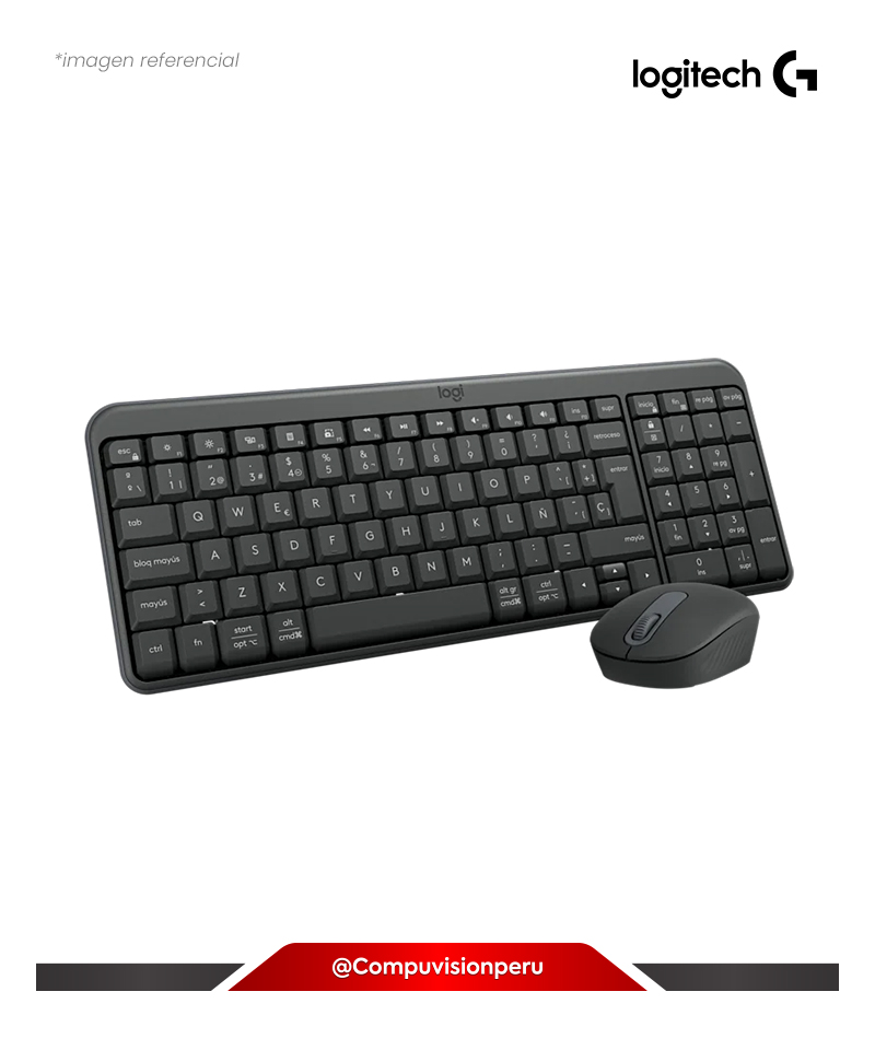 TECLADO Y MOUSE LOGITECH MK250 BLUETOOTH SP USB BLACK 920-013513