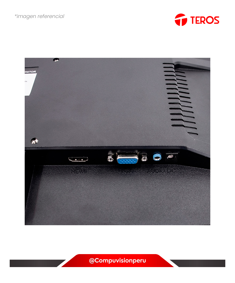 MONITOR 19.5 HD TN TEROS TE-1916S 75HZ 5MS VGA HDMI 2*2W FREESYNC PREMIUM