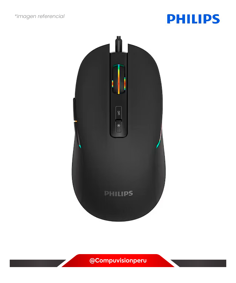 MOUSE PHILIPS GAMING SPK9414/00 USB NEGRO 8712581762438