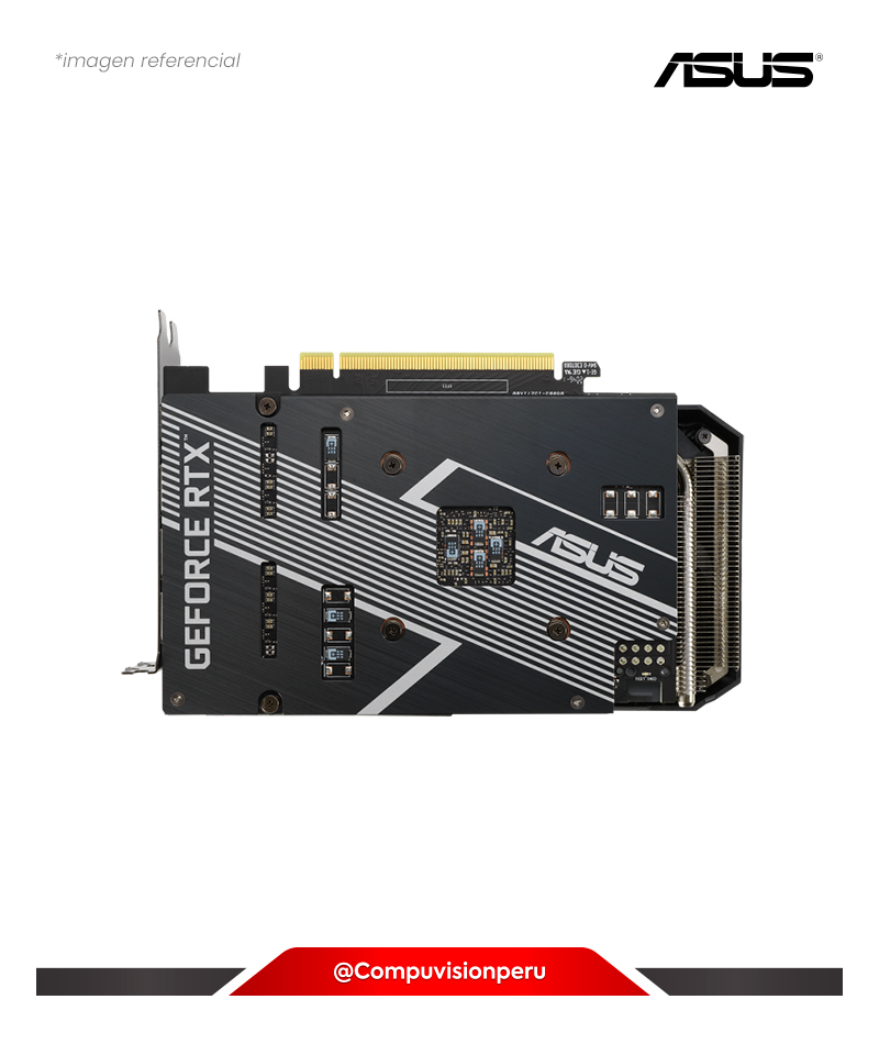 VIDEO ASUS DUAL GEFORCE RTX 3060 V2 12GB GDDR6 AXIAL-TECH CUDA 3584 192-BIT HDMI DP DUAL-RTX3060-12G-V2