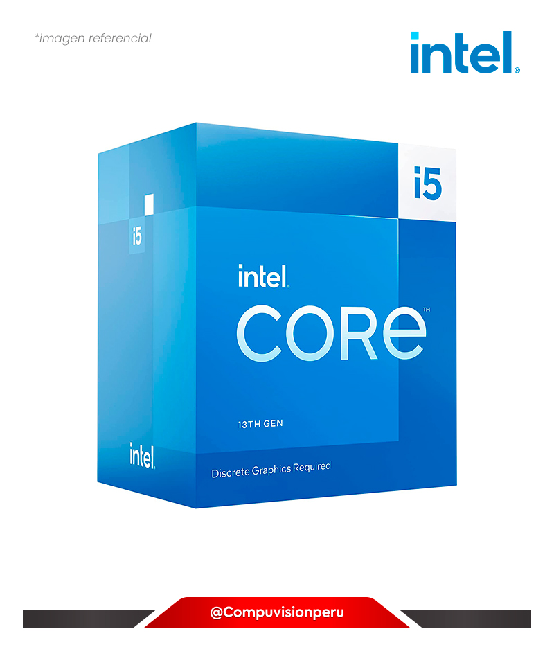 CPU INTEL CORE I5-13400F 10-CORE (6P+4E) 20MB LGA 1700 2.50GHZ TDP 65W S/G TURBO CORE 4.60GHZ