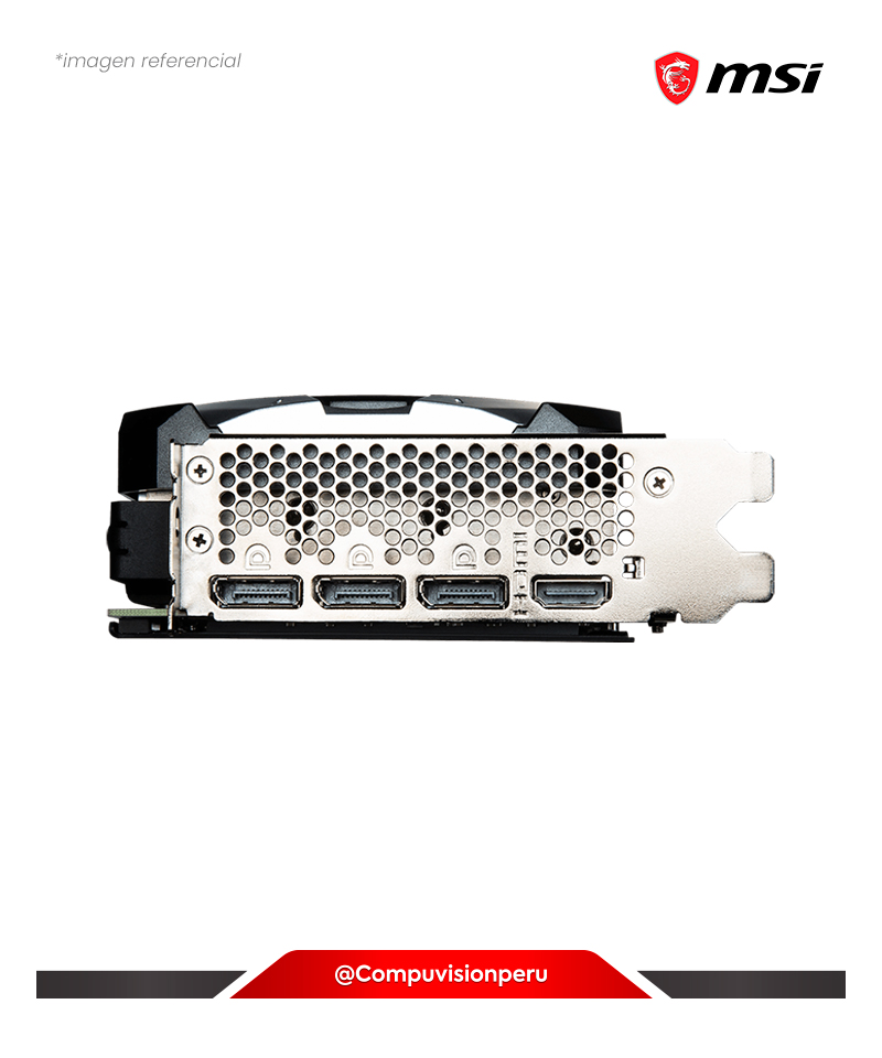 VIDEO MSI GEFORCE RTX 4070 TI VENTUS 3X E 12G OC 12GB GDDR6X CUDA 7680 192-BIT HDMI DP