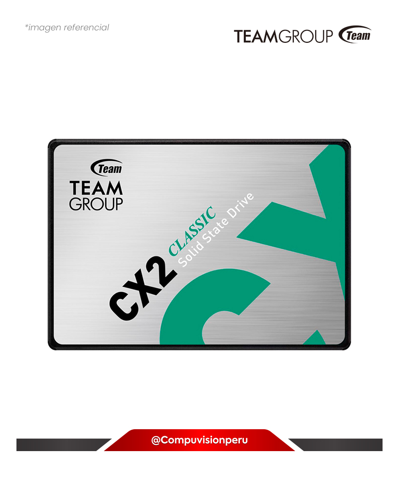 DISCO SOLIDO SSD 2TB TEAMGROUP CX2 CLASSIC  SATA III 6GB 2.5 T253X6002T0C101