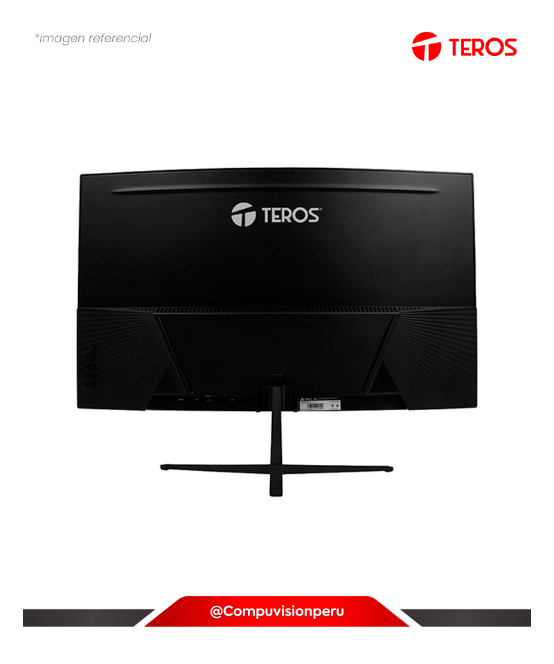 MONITOR 27 FHD VA TEROS TE-2787G BLACK CURVO 1080P 180HZ 1MS HDMI DP GAMING VESA 100 X 100 MM