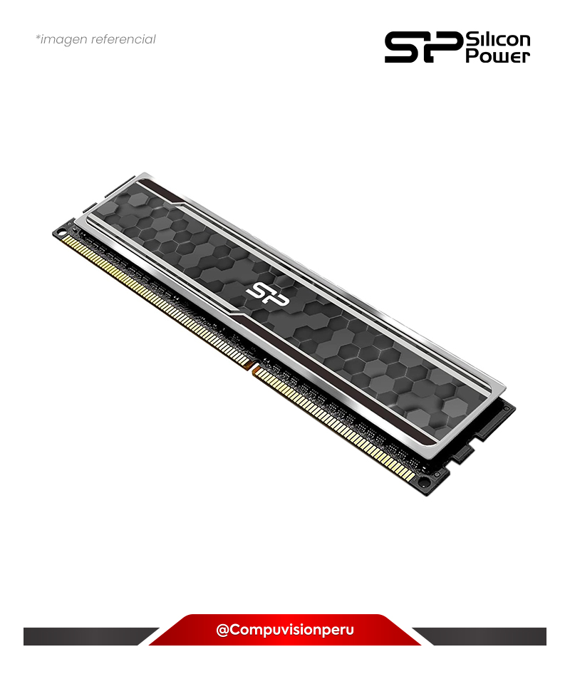 MEMORIA 16GB DDR4 BUS 3200MHZ SILICON POWER GRAY CL16 1.35V SP032GXLZU320BDAJ7