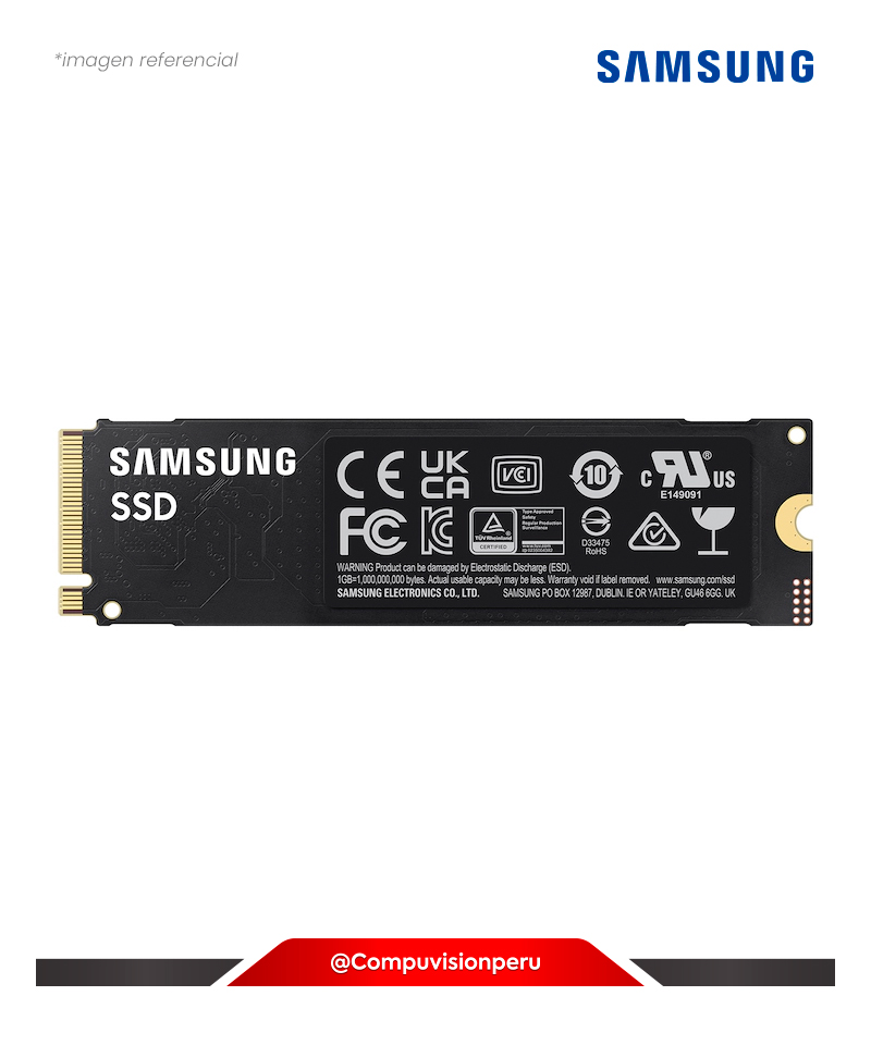 DISCO SOLIDO SSD 1TB SAMSUNG 990 EVO PCIE 4.0 X4 / 5.0 X2 NVME M.2 V-NAND TLC MZ-V9E1T0B/AM