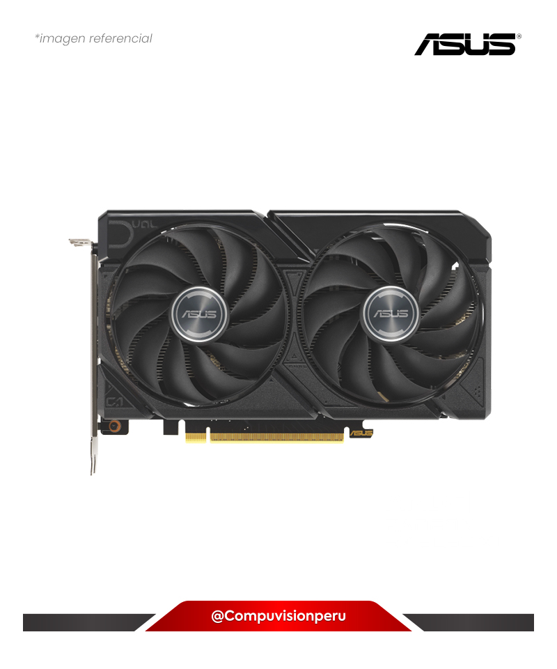 VIDEO ASUS DUAL RADEON RX 9060 XT 16GB GDDR6 SP 2048 128-BIT HDMI DP DUAL-RX9060XT-16G