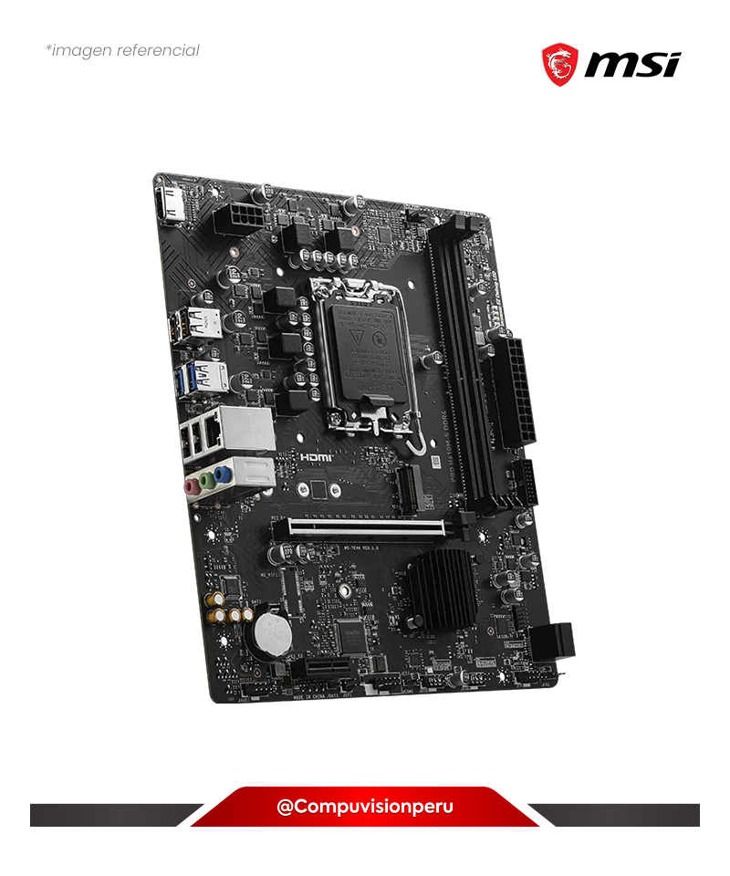 PLACA MSI PRO H610M-S DDR4 LGA 1700 SATA 6G M.2 USB3.0