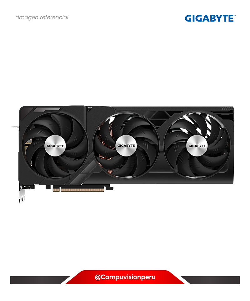 VIDEO GIGABYTE GEFORCE RTX 4070 TI SUPER WINDFORCE MAX OC 16G 16GB GDDR5X CUDA 8448 256-BIT HDMI DP GV-N407TSWF3MAX OC-16GD