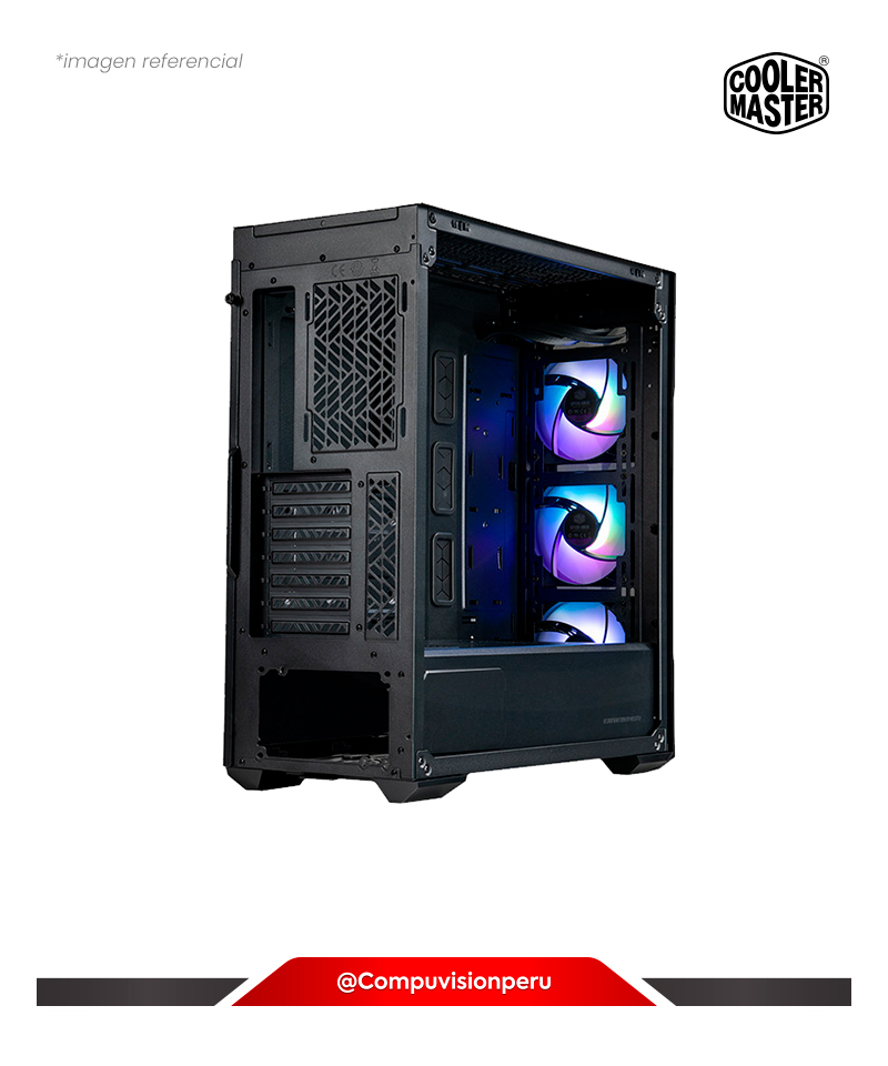 CASE COOLER MASTER MASTERBOX TD500 MESH V2 ARGB BLACK TEMPERED GLASS TD500V2-KGNN-S00