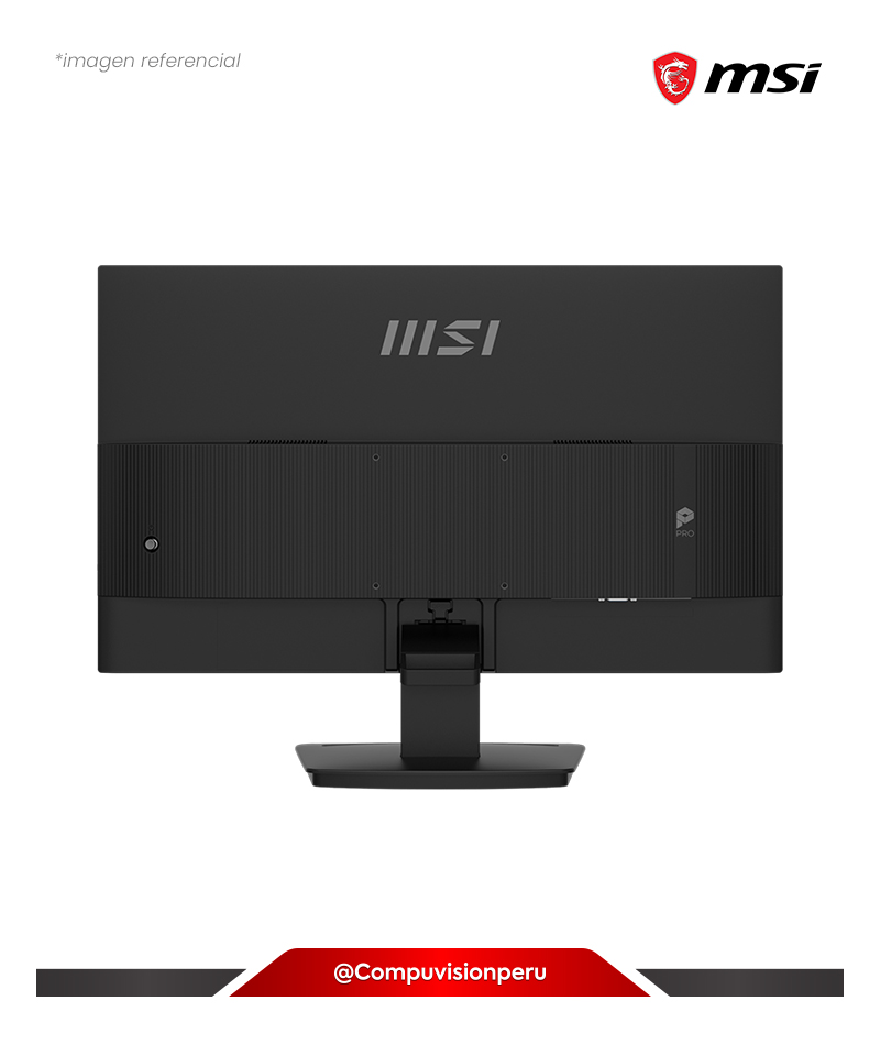 MONITOR 24 IPS MSI PRO MP243L E14 1080P 1MS 144HZ AMD FREESYNC VGA HDMI