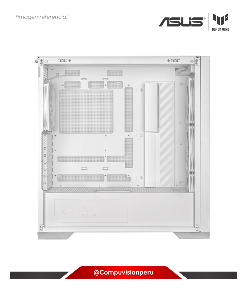 CASE ASUS TUF GAMING GT302 ARGB WHITE EATX S/F TEMPERED GLASS
