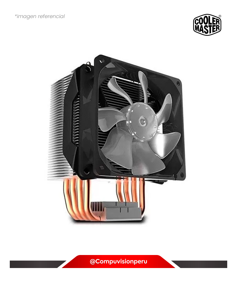 COOLER DE CPU COOLER MASTER HYPER H410R RED LED