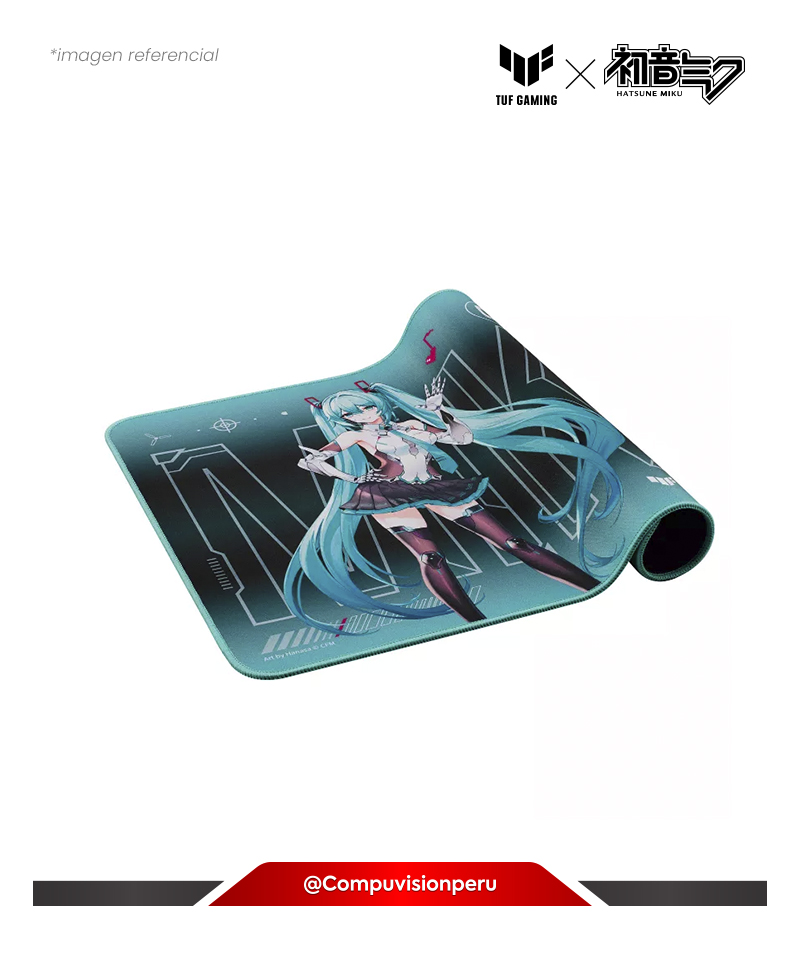 MOUSEPAD ASUS TUF GAMING P1 HATSUNE MIKU EDITION WITH WATER-RESISTANT SURFACE 260*360