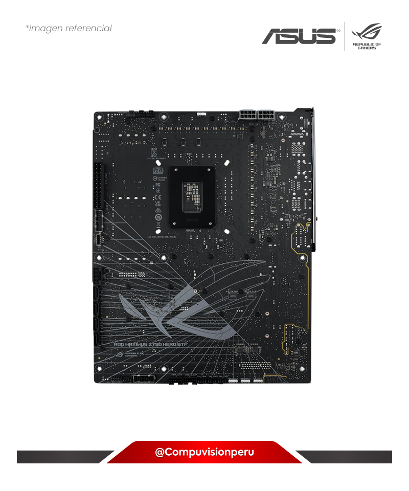 PLACA ASUS ROG MAXIMUS Z790 HERO BTF LGA 1700 INTEL Z790 DDR5 HDMI M.2 SATA 6GB WI-FI BLUETOOTH ATX