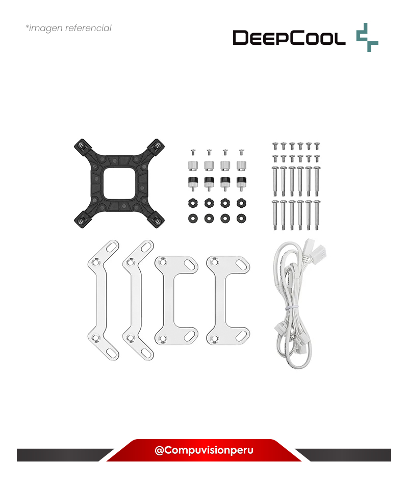 COOLER DE CPU DEEPCOOL ML360 WH WHITE ALUMINIO 3*120MM LED RGB DIRECCIONABLE R-LM360-WHDMMC-1