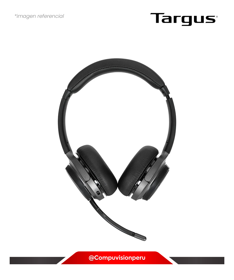 HEADSET TARGUS AEH104TT BT STEREO ON-EAR USB-C BLACK