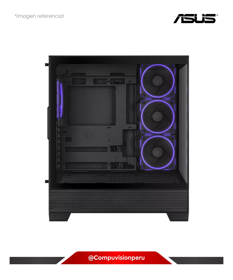 CASE ASUS A31 PLUS ARGB BLACK TEMPERED GLASS 3*120ARGB BTF COMATIBLE