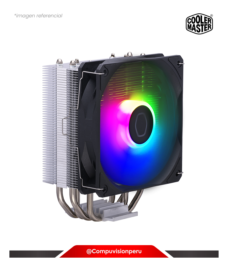 COOLER DE CPU COOLER MASTER HYPER 212 SPECTRUM V3 ARGB INTEL/AMD RR-S4NA-17PA-R1