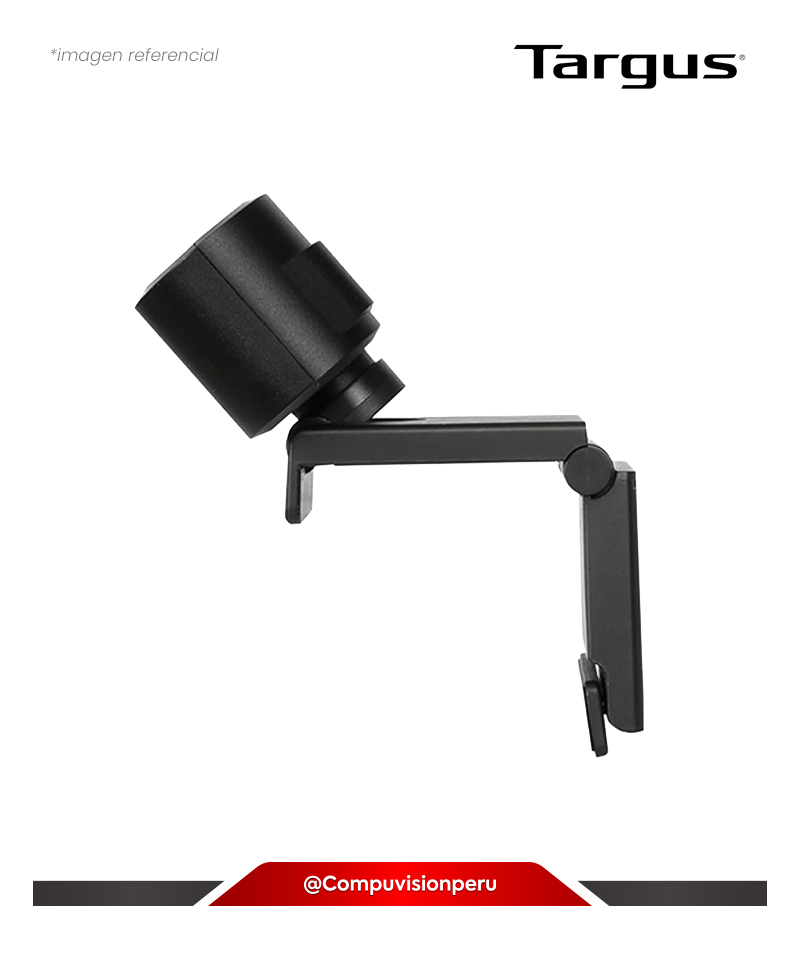 CAMARA WEB TARGUS FHD 1080P AUTO-FOCUS DUAL MIC USB-C LENS COVER BLACK AVC045LP
